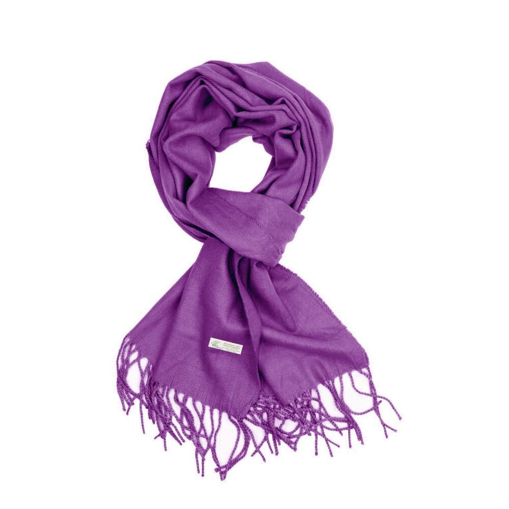 2560 Plain Solid Color Cashmere Feel Classic Soft Luxurious Winter Scarf